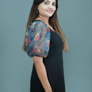 Baloon Sleeve Aline Frock